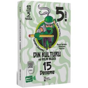 İsem Yayınları - 5. Sınıf Din Kültürü ve Ahlak Bilgisi 15 Deneme