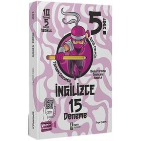 İsem Yayınları - 5. Sınıf İngilizce 15 Deneme