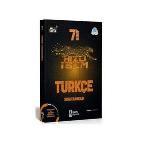 İsem Yayınları 7. Sınıf Hızlı İsem Türkçe Soru Bankası
