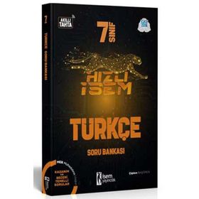 İsem Yayınları 7. Sınıf Hızlı İsem Türkçe Soru Bankası