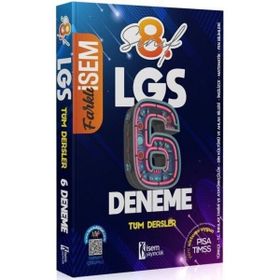 İsem Yayınları 8. Sınıf LGS Tüm Dersler 6 Deneme