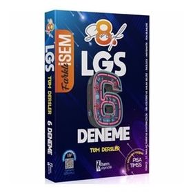 İsem Yayınları 8. Sınıf LGS Tüm Dersler 6 Deneme