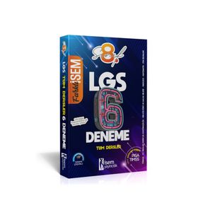 İsem Yayınları 8. Sınıf LGS Tüm Dersler 6 Deneme
