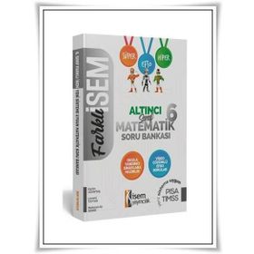 İsem Yayınları Farklı İsem 6. Sınıf Matematik Soru Bankası