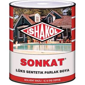 İshakol 0,75 lt Nefti Yeşil Lüks Sentetik Parlak Yağlı Boya