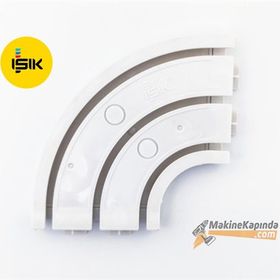 Işık 90 Derece 3 Kanallı Korniş Dönüşü