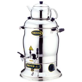 Işıkgaz Silver Crown 10 lt Çift Demlikli Semaver