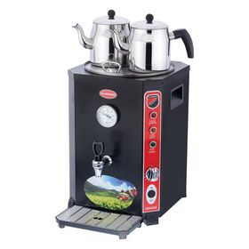 Işıkgaz Silverinox 13 L 2 Demlikli SLVR-EL-01S Elit Jumbo Kazanı Çay Makinesi