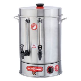 Işıkgaz Silverinox 160 Bardak SLVR-2034 Metal Musluklu Ses İkazlı Çay Makinesi