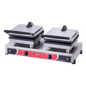 Işıkgaz Silverinox 2148 Çiftli Kare Model Waffle Makinesi Elektrikli
