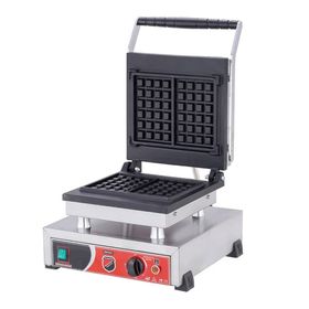 Işıkgaz Silverinox 2'li Endüstriyel Elektrikli Kare Waffle Makinesi