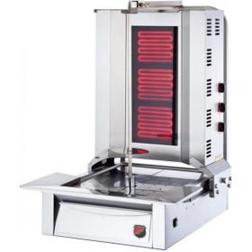 Işıkgaz Silverinox 3 Radyanlı Elektrikli Alttan Motorlu Döner Ocak