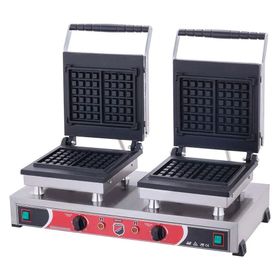 Işıkgaz Silverinox 4'lü SLVR-2148 Endüstriyel Elektrikli Kare Waffle Makinesi