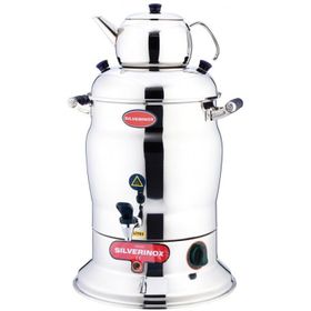 Işıkgaz Silverinox 7 lt Tek Demlikli Çay Semaveri Otomatı Makinesi