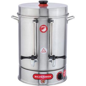 Işıkgaz Silverinox Çevirmeli Metal Musluklu 160 Bardak Kapasiteli, 15 lt Çay Makinesi