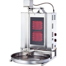 Işıkgaz Silverinox Elektrikli 2 Radyanlı Üstten Motorlu Döner Ocağı