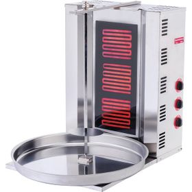 Işıkgaz Silverinox Elektrikli 3 Radyanlı Döner Ocağı Makinesi