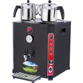Işıkgaz Silverinox Elite Jumbo 36 lt Çelik Siyah Çay Makinesi