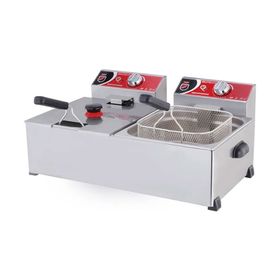 Işıkgaz Silverinox Endüstriyel Çiftli 8-8 lt Elektrikli Fritöz