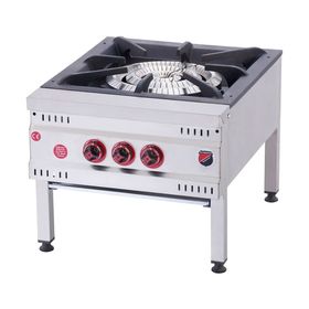 Işıkgaz Silverinox Endüstriyel Korsan Ocak Doğalgazlı 3 Yanışlı Yer Ocağı