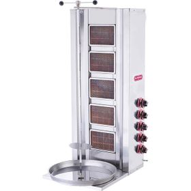 Işıkgaz Silverinox Endüstriyel Lpg Tüplü 5 Radyanlı Döner Ocağı Makinesi