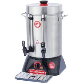 Işıkgaz Silverinox İNTCH-1902Eko Seri, Metal Musluklu, 250 Bardak Kapasiteli, 23 L Çay Makinesi