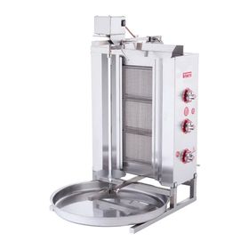 Işıkgaz Silverinox Lpg Tüplü 3 Radyanlı Üstten Motorlu Döner Ocağı