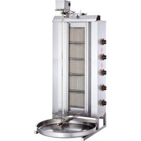Işıkgaz Silverinox Lpg Tüplü 5 Radyanlı Üstten Motorlu Döner Ocağı