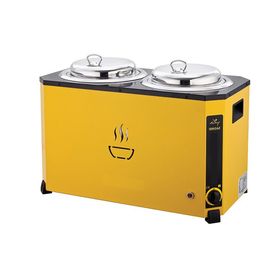 Işıkgaz Silverinox SLVR-C-07 Elektrikli 9+9 Litre Jumbo Çorba Potu Çorba Kazanı