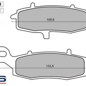 Işıklar Suzuki VL 1500 LC Intruder Rms Sinter Metal 2002 ve Sonrası Ön Sağ Fren Balata