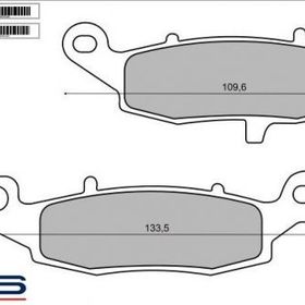 Işıklar Suzuki VL 1500 LC Intruder Rms Sinter Metal 2002 ve Sonrası Ön Sol Fren Balata