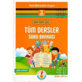 Işıklı Yayınları 3.Sınıf Adım Adım Tüm Dersler Soru Bankası