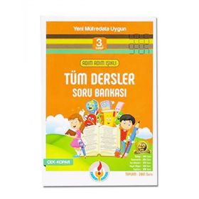 Işıklı Yayınları 3.Sınıf Adım Adım Tüm Dersler Soru Bankası