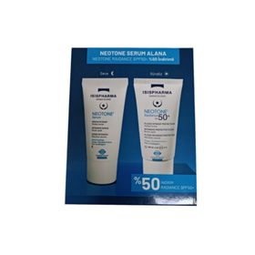 Isıs Pharma 30 ml Neotone Radiance SPF50+ ve 30 ml Neotone Cilt Bakım Serumu