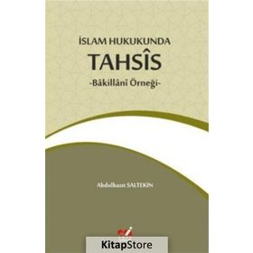 İslam Hukukunda Tahsis - Abdulbasıt Saltekin