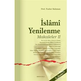 İSLAMİ YENILENME MAKALELER 2 - FAZLUR RAHMAN