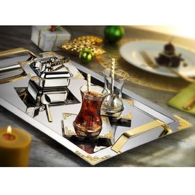 İslamoğlu Hürrem Gold Çay Tepsi