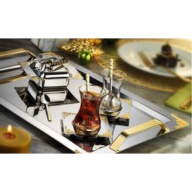 İslamoğlu Hürrem Gold Çay Tepsi