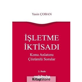 İşletme İktisadı - Yasin Çoban