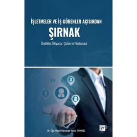 İşletmeler ve İş Görenler Açısından Şırnak - Ramazan Vedat Sönmez
