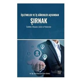 İşletmeler ve İş Görenler Açısından Şırnak - Ramazan Vedat Sönmez