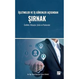 İşletmeler ve İş Görenler Açısından Şırnak - Ramazan Vedat Sönmez