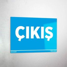 İşlev İş Güvenliği Çıkış Levhası