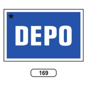 İşlev İş Güvenliği Depo Levhası