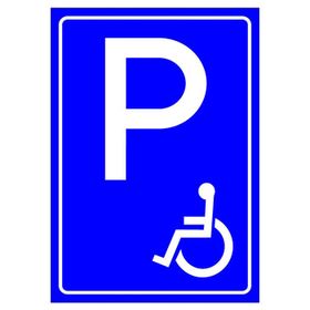 İşlev İş Güvenliği Engelli Araç Park Yeri Levhası