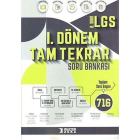 İşleyen Zeka LGS 8. Sınıf 1. Dönem Tam Tekrar Soru Bankası