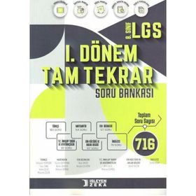 İşleyen Zeka LGS 8. Sınıf 1. Dönem Tam Tekrar Soru Bankası
