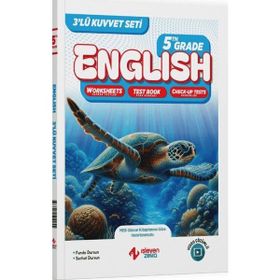 İşleyen Zeka Yayınları 5.Sınıf İngilizce 3'lü Kuvvet Serisi Seti