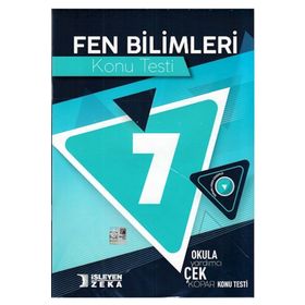 İşleyen Zeka Yayınları 7. Sınıf Fen Bilimleri Konu Anlatımlı