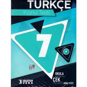 İşleyen Zeka Yayınları 7. Sınıf Türkçe Konu Anlatımlı